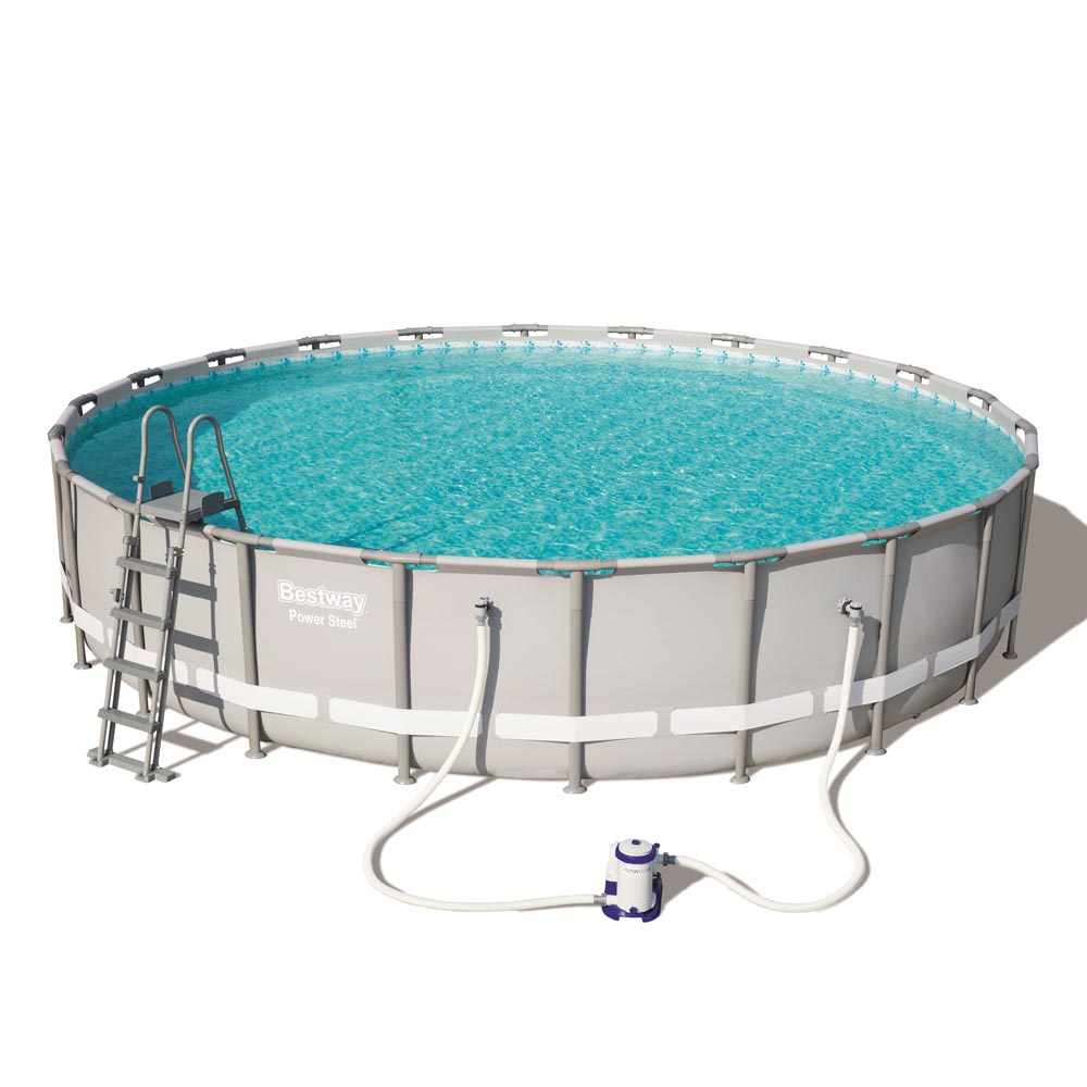 Pool Schwimmbecken Bestway 56705 Rund Oberirdisch für den ...